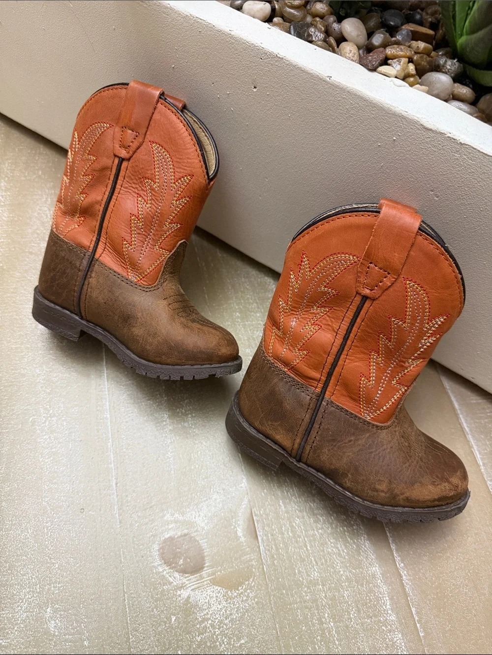 Smoky Mountain Boots Kids Size 6 Brown Cowboy Boots